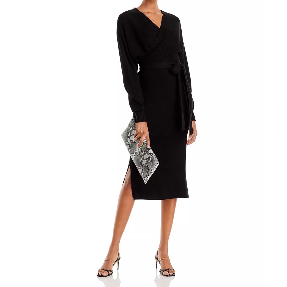 Aqua Brand Midi Sweater Dress
